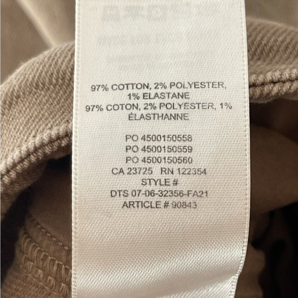 ❌SOLD❌ Wilfred Free Modern Cargo Pant High-waisted cargo pants brown size 8 - Picture 14 of 15